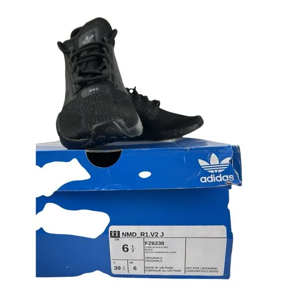 Adidas Originals NMD R1 V2 Casual Sneakers FZ6238. Core Black Unisex Size US 6.5