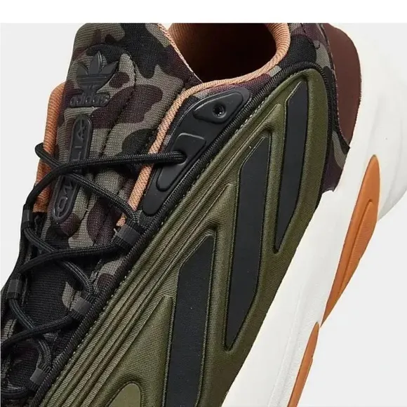ADIDAS ORIGINALS Ozelia Men's Sneakers Olive Strara Mesa  Black