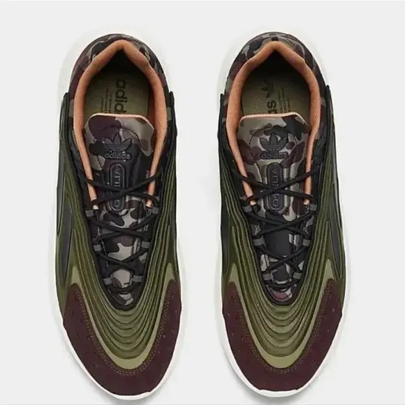 ADIDAS ORIGINALS Ozelia Men's Sneakers Olive Strara Mesa  Black