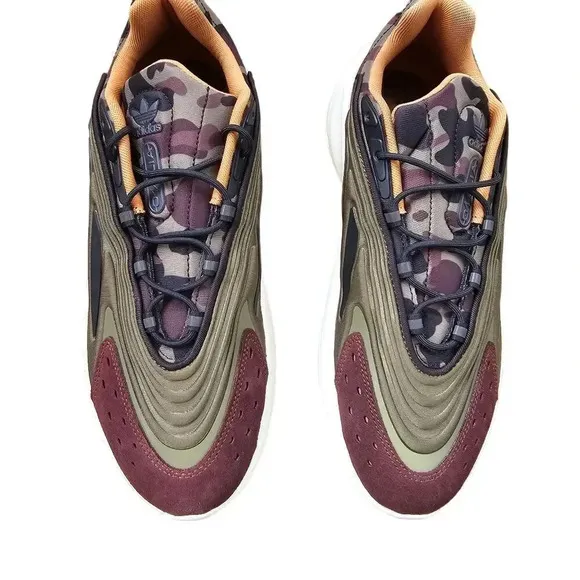ADIDAS ORIGINALS Ozelia Men's Sneakers Olive Strara Mesa  Black