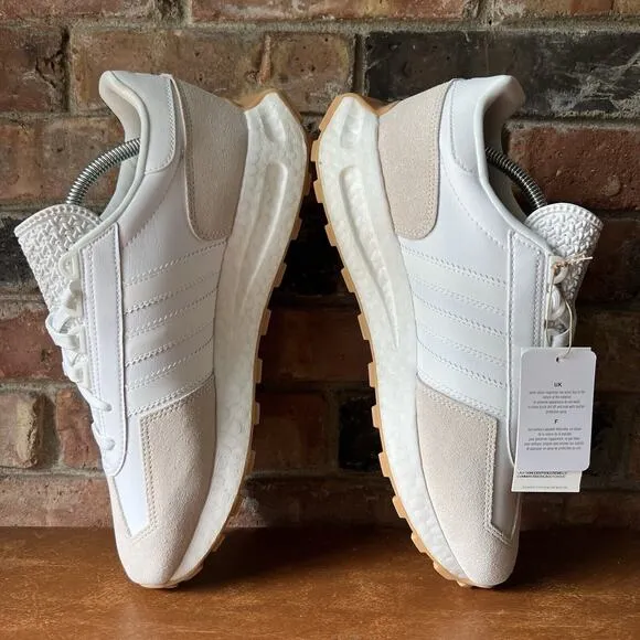 Adidas Originals Retropy Suede Boost White Gum Sneakers Retro HR1421 Men's 12