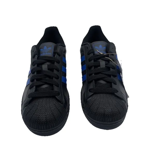 Adidas ORIGINALS SUPERSTAR II Men's Casual shoes - Blue and Black - Size M9.5