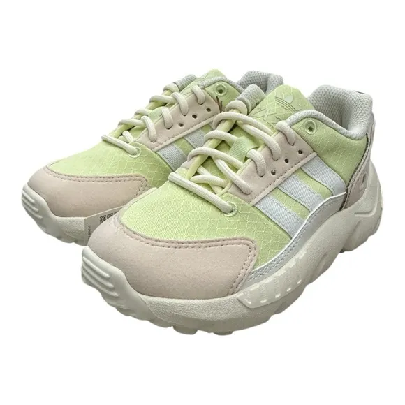adidas Originals ZX 22 (Toddler) Off-White/White/Almost Lime size 12