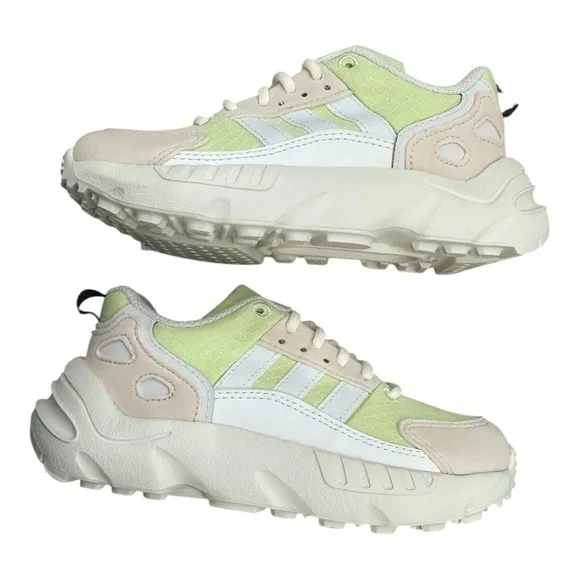 adidas Originals ZX 22 (Toddler) Off-White/White/Almost Lime size 12