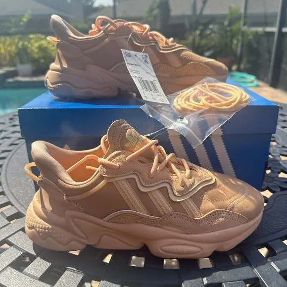 Adidas Ozweego Glow Orange Men's Athletic Shoes FZ1962 Size 4.5