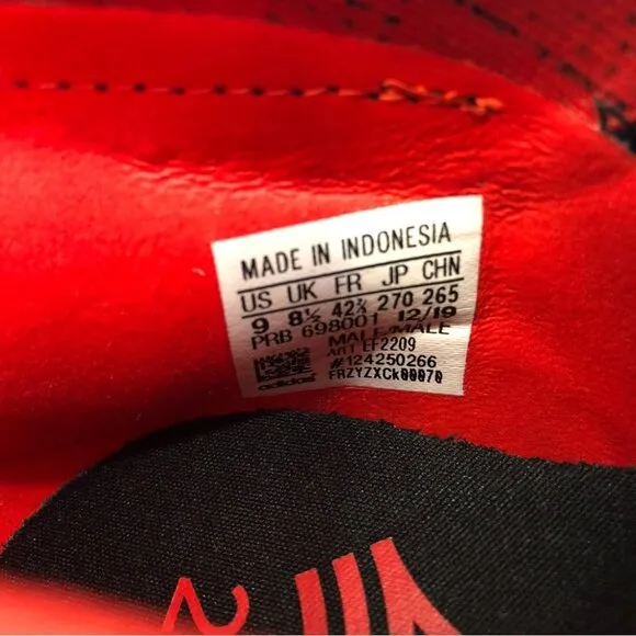 adidas Red Black Breathable Comfort Sneakers | Lace Up