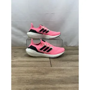 Adidas Running Shoes Ultraboost 22 Cushioned Athletic Pink Black Women's