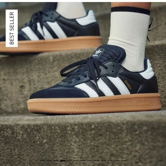 Adidas Samba XLG Black and White Men's Shoes