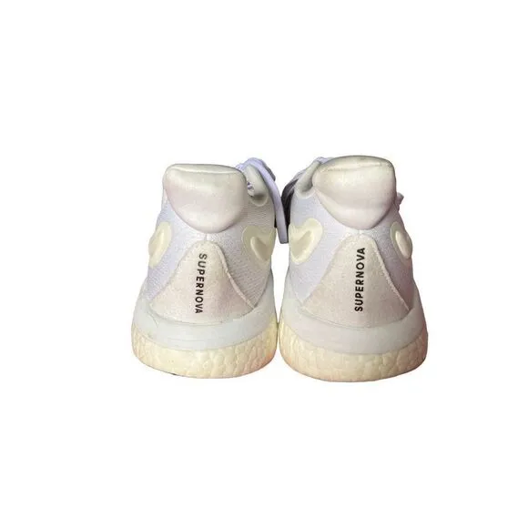 Adidas supernova men’s white and black running shoes size 11.5.