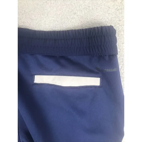 Adidas Team Issue Open Hem Tapered Pants Mens Size Large Blue Gray HI0706 $60