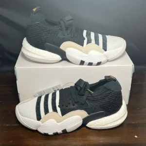 Adidas Trae Young 2 Casual Basketball Shoes Black White H06477 Mens Size 8
