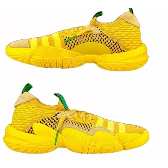 Adidas Trae Young 2 Hazy Yellow Basketball Shoes Low Top Men's‎ Size 8 IG4793