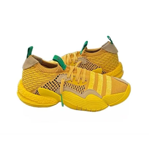 Adidas Trae Young 2 Hazy Yellow Basketball Shoes Low Top Men's‎ Size 8 IG4793