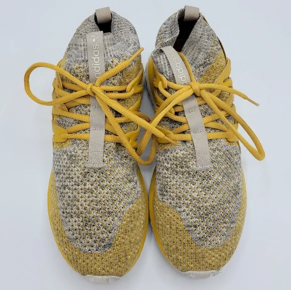 Adidas Tubular Nova Primeknit Sneakers Shoes St Nomad Yellow Granite Mens Size 9