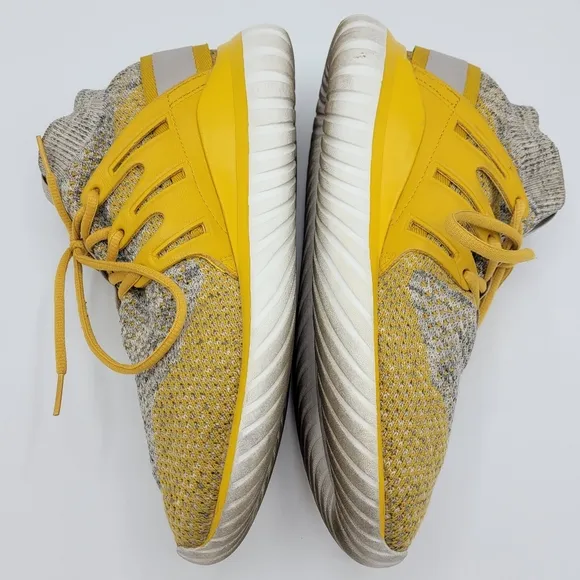 Adidas Tubular Nova Primeknit Sneakers Shoes St Nomad Yellow Granite Mens Size 9