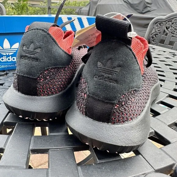 Adidas Tubular Shadow Primeknit Trace Scarlet Men's Athletic Shoes AC8792 Size 6