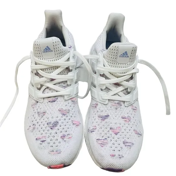 Adidas Ultra boots 1.0 W DNA Running Shoes 91/2 cloud White violet fusion hearts