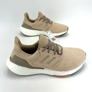 ADIDAS ULTRABOOST 22 TAN CORDUROY WALKING / RUNNING SHOES ATHLEISURE SNEAKERS🆕