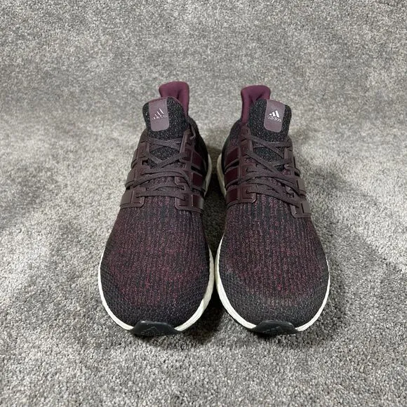 Adidas UltraBoost 3.0 Athletic Running Sneakers Shoes Burgundy S80732 Mens Sz 12