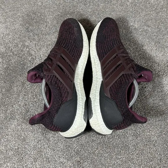 Adidas UltraBoost 3.0 Athletic Running Sneakers Shoes Burgundy S80732 Mens Sz 12