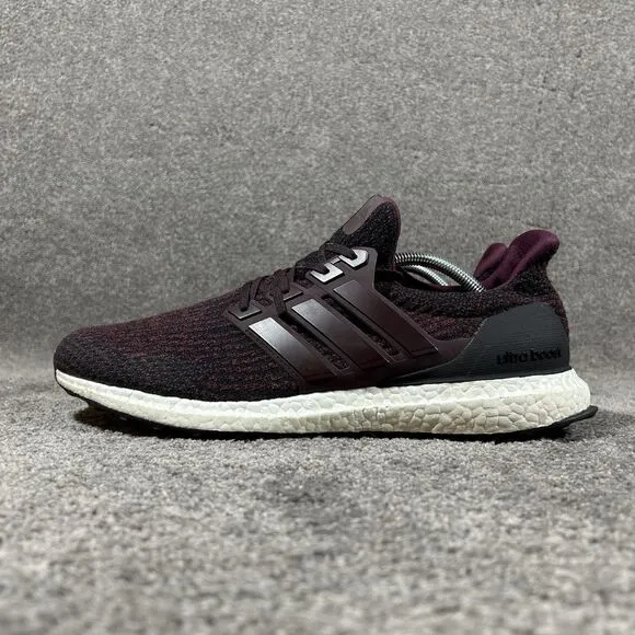 Adidas UltraBoost 3.0 Athletic Running Sneakers Shoes Burgundy S80732 Mens Sz 12