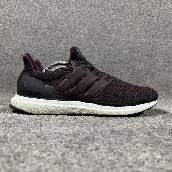 Adidas UltraBoost 3.0 Athletic Running Sneakers Shoes Burgundy S80732 Mens Sz 12