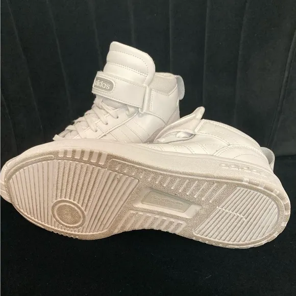 Adidas White High-Top Sneakers
