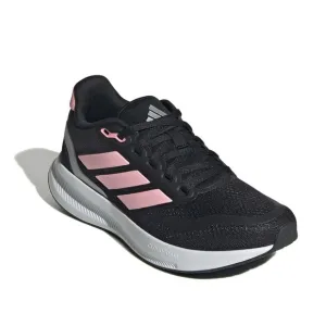 Adidas Women's Black and Pink Running Shoes