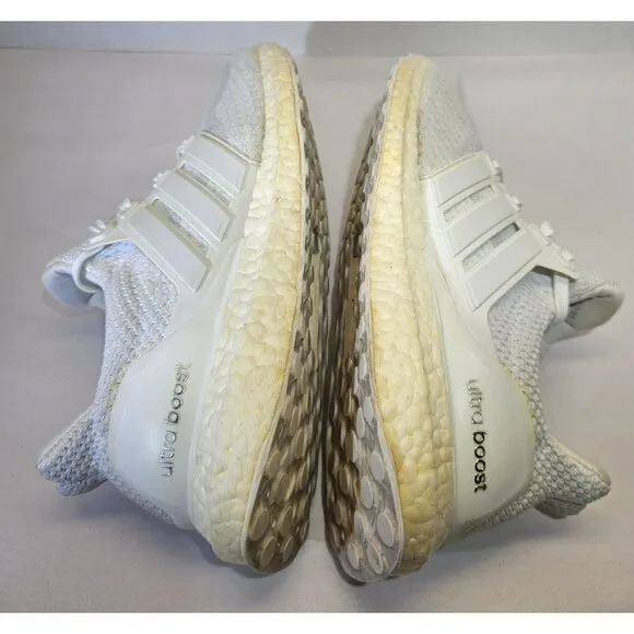 Adidas Women's Ultra Boost 2.0 Triple White Sneakers Size 8.5
