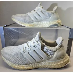 Adidas Women's Ultra Boost 2.0 Triple White Sneakers Size 8.5