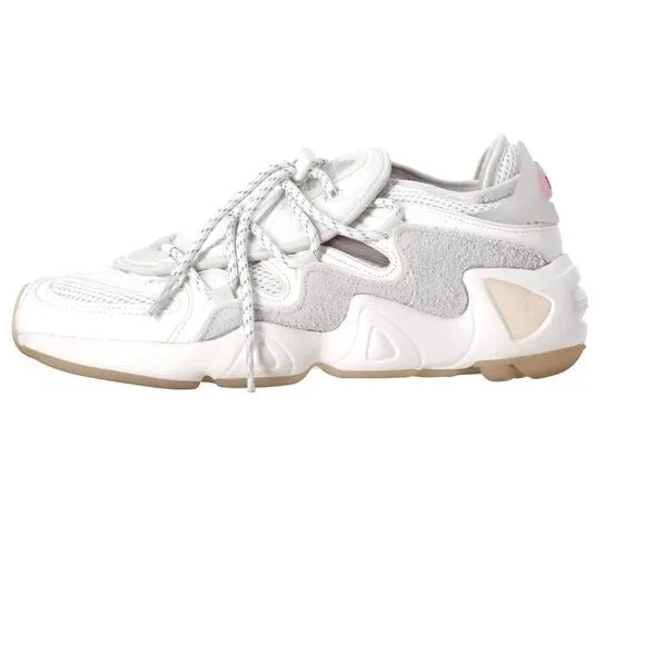 Adidas x 032c FYW S-97 Salvation Sneakers in White Mixed Media