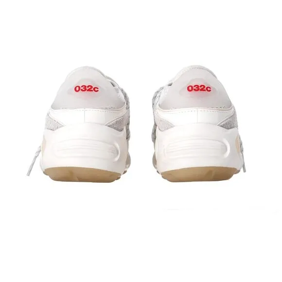Adidas x 032c FYW S-97 Salvation Sneakers in White Mixed Media