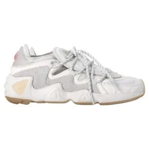 Adidas x 032c FYW S-97 Salvation Sneakers in White Mixed Media