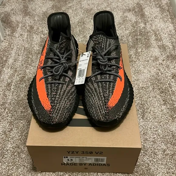 Adidas Yeezy Boost 350 V2 - Black and Orange