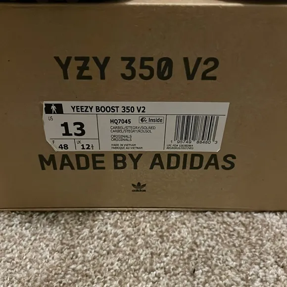 Adidas Yeezy Boost 350 V2 - Black and Orange
