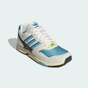Adidas ZX1000 Men's White/Blue Synthetic Suede Athletic Running Comfort Sneaker