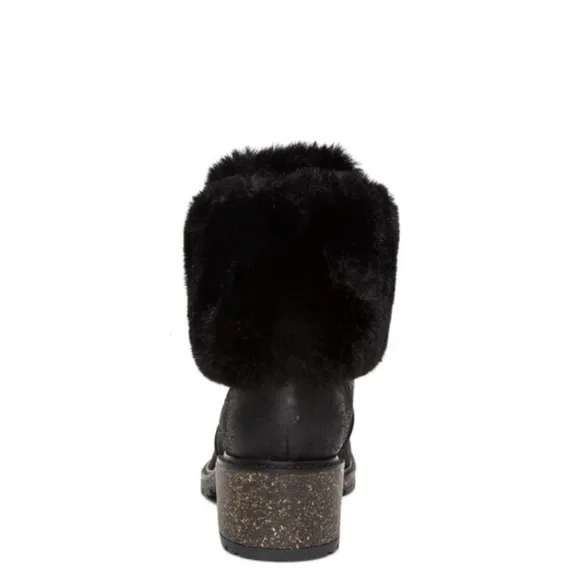 Aetrex Brooklyn Weatherproof Fur Lace Up Boot