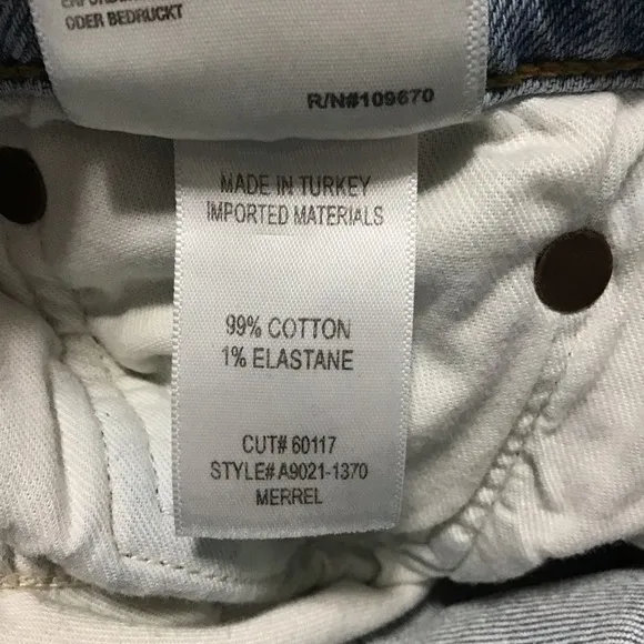 AGOLDE Merrel Mid Rise Straight Jean Size 29.