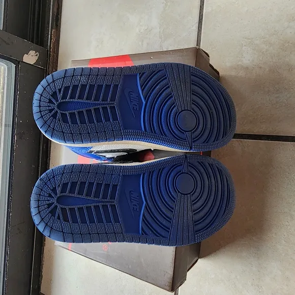 AIR JORDAN 1 HIGH OG TS SP travis scott Nike Kids Air Sneakers - Blue and White