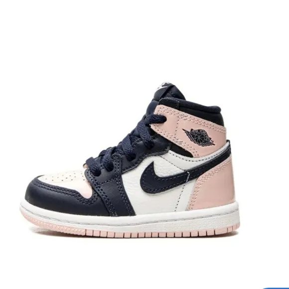 Air Jordan 1 Kids Retro High OG Atmosphere Lace‎ Up Sneakers Size 7c CU0450-641