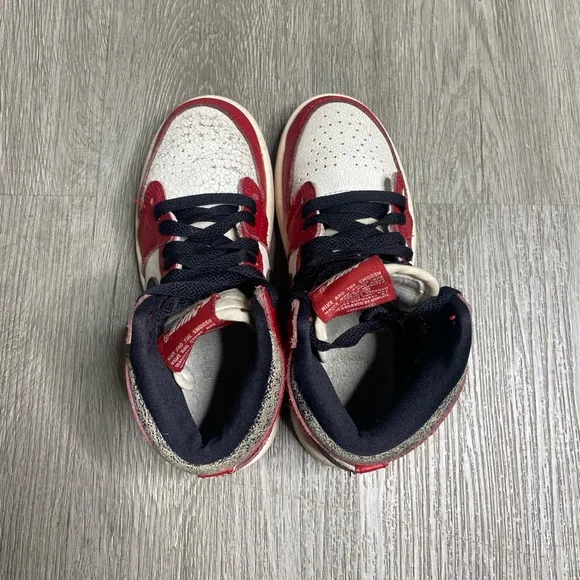 Air Jordan 1 Retro Lost And Found PS Shoe Size 12c Red FD1412-612 Preowned