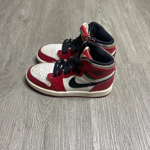 Air Jordan 1 Retro Lost And Found PS Shoe Size 12c Red FD1412-612 Preowned