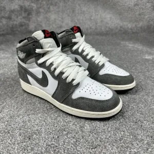 Air Jordan 1 Retro OG High Washed Black GS Sneakers Boys Youth 4.5 FD1437-052