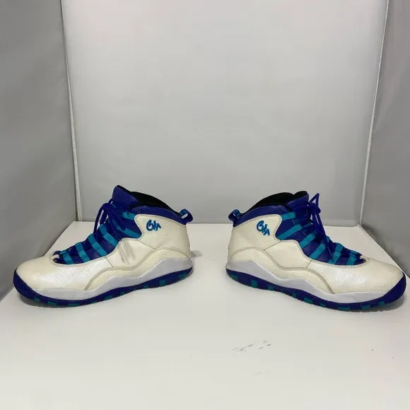 Air Jordan 10 Retro Charlotte Hornets Sneakers