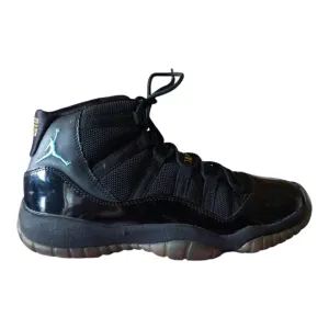 Air Jordan 11 Retro High Top Boy's Black Basketball Shoes Size 5.5