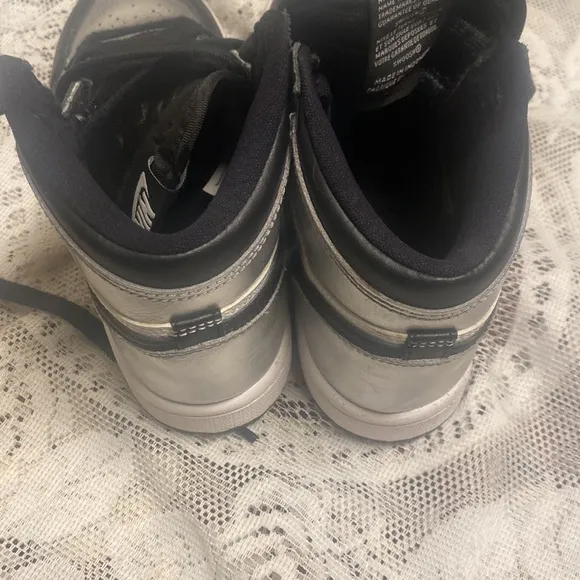 Air Jordan 1Retro high OG TD silver toe unisex sneakers.