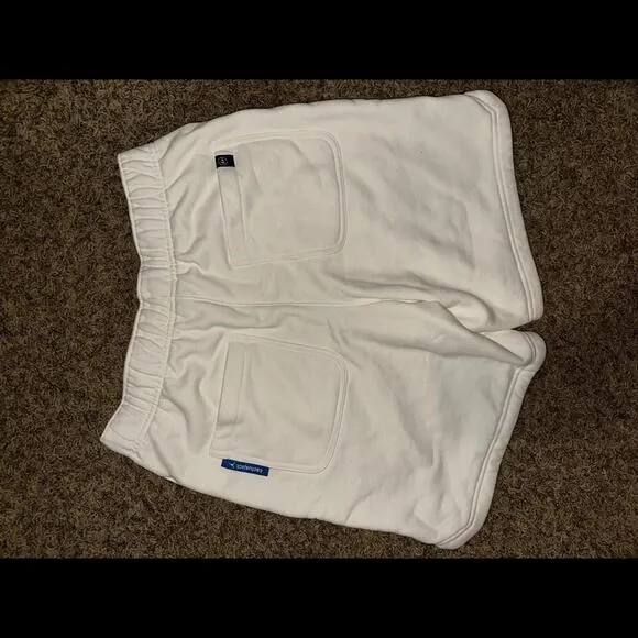 Air Jordan Fragment Travis Scott Fleece White Shorts Sample