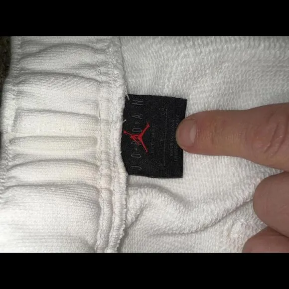 Air Jordan Fragment Travis Scott Fleece White Shorts Sample