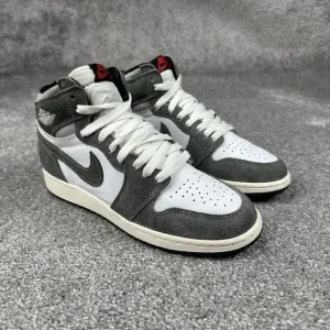 Air Jordan 1 Retro OG High Washed Black GS Sneakers Boys Youth 4.5 FD1437-052