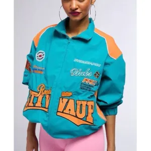 AKIRA ALIX PATCH WINDBREAKER BOMBER MEDIUM